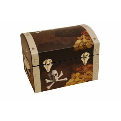 StorOchLiten Skattkista sjörövare 22 cm