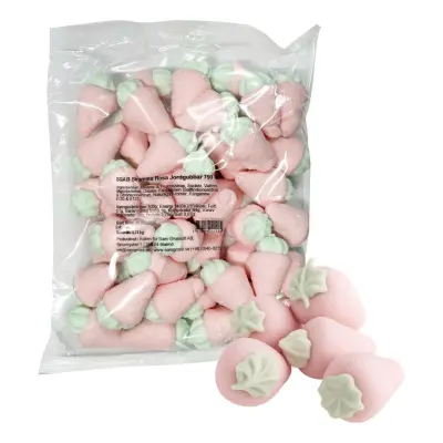 Skumma Rosa Jordgubbar Storpack - 750 gram