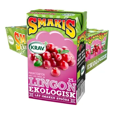 Smakis Lingon Krav - 27-pack