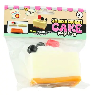 Smoosh Squishy Cake Cherry - Leksaksaffären -  Leksaksaffären