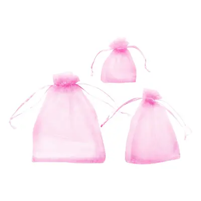 Smyckespåsar Rosa - Medium