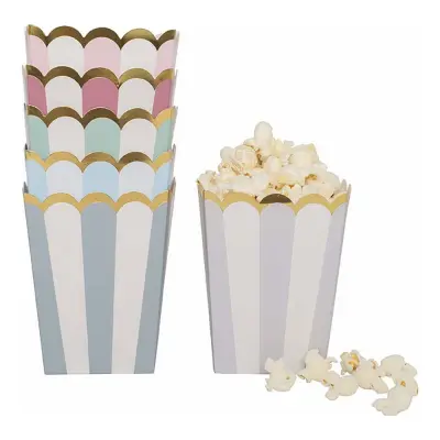 Snackboxar Pastell Guld - 12-pack