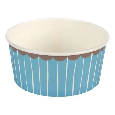 Snacksbägare Blå/Brun - 4-pack