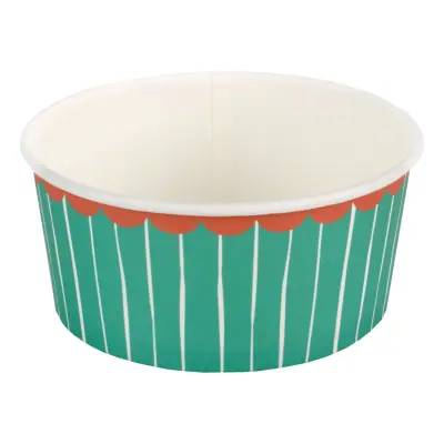 Snacksbägare Grön/Orange - 4-pack