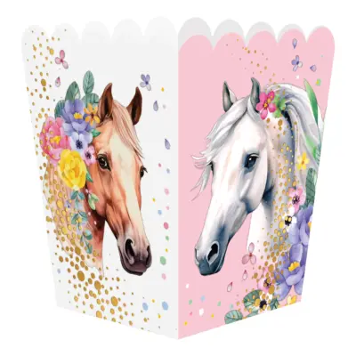 Snacksbägare Hästar - 8-pack