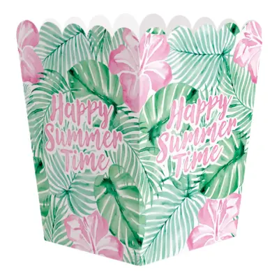 Snacksbägare Happy Summer Time - 8-pack