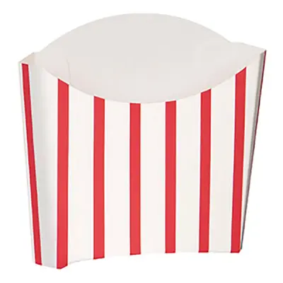 Snacksbägare Röd/Vita Randiga - 6-pack