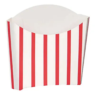 Snacksbägare Röd/Vita Randiga - 8-pack