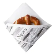 Snackservetter Tygliknande Tidningsmotiv - 50-pack