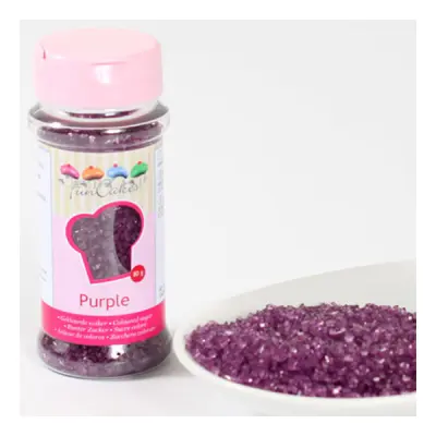 Sockerkristaller Lila