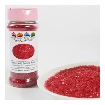 Sockerkristaller Röd