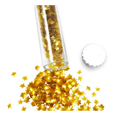 Sockerstjärnor Guld - 1,4 gram