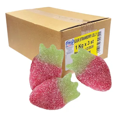 Sour Strawberry Storpack - 3 kg