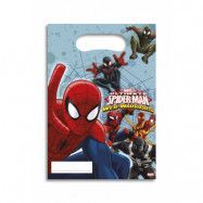 Decorata Spiderman Web Warriors, Kalaspåse 6 st