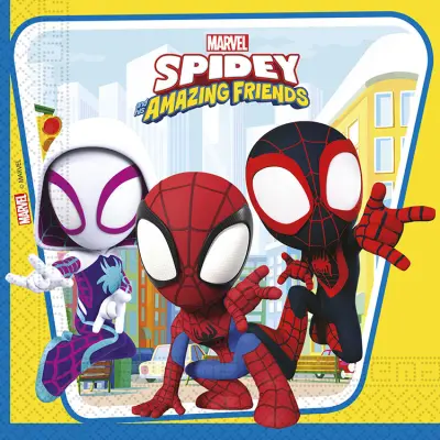 Spidey&Hans Fantastiska Vänner Servetter 20-pack