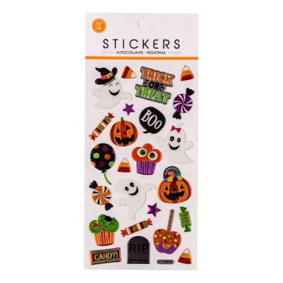 Stickers Halloween Metallic