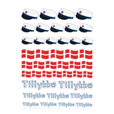 Stickers Student Blå