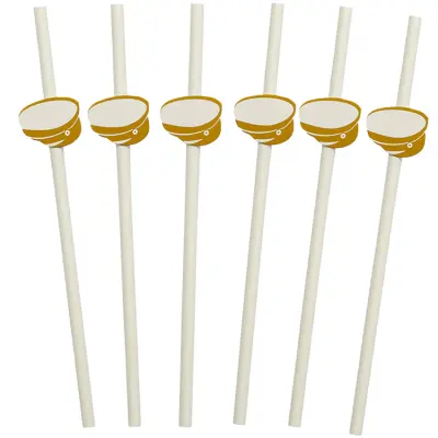 Student Papperssugrör 8-pack