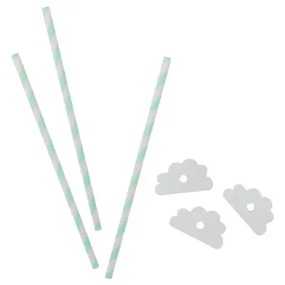 Sugrör / cake pops pinnar hello world 16-pack