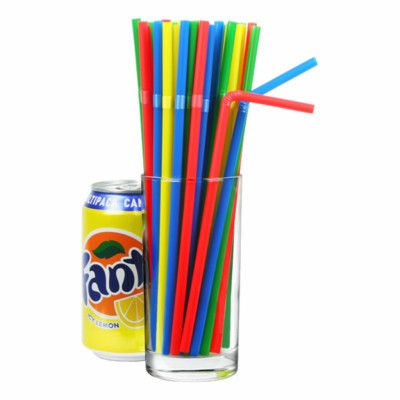 Sugrör Böjbara Flerfärgade - 250-pack