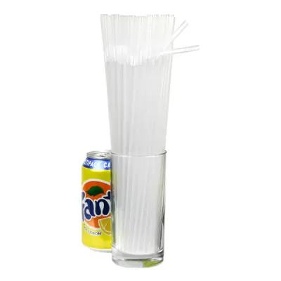 Sugrör Extra Långa Transparenta - 250-pack