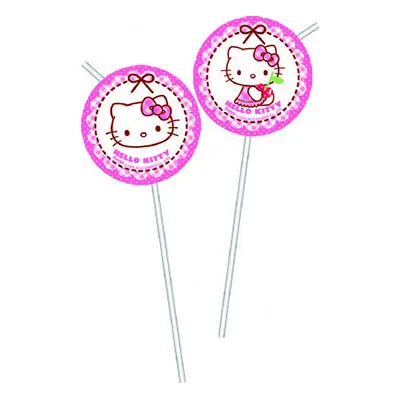 Sugrör Hello Kitty - 6-pack