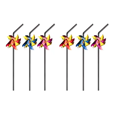 Sugrör med Vindsnurra - 6-pack