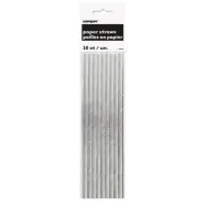 Sugrör silver 10-pack