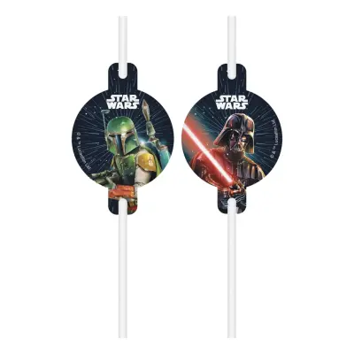 Sugrör Star Wars - 4-pack