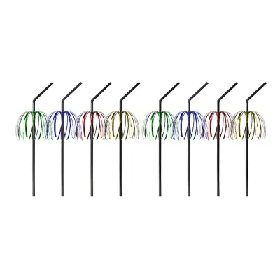 Sugrör Svarta med Folie - 8-pack