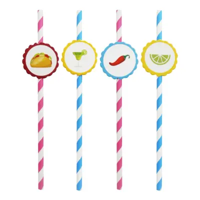 Sugrör Tacoparty - 12-pack