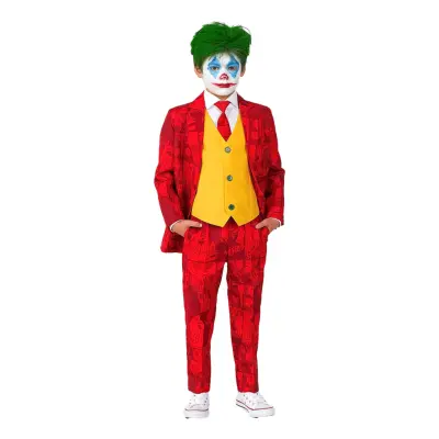 Suitmeister Scarlet Joker Boys Kostym - X-Large