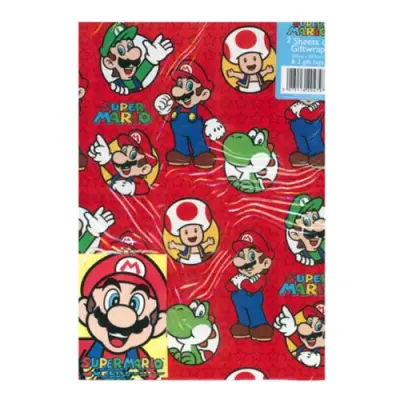 Super Mario Presentpapper