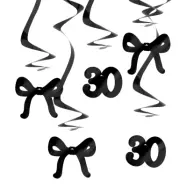 Swirls Siffra 30 Svart - 5-pack