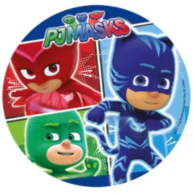 Tårtbild / oblat bästa Pyjamashjältarna