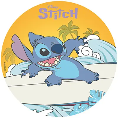 Tårtbild Disney Lilo&Stitch Oblat 20 cm