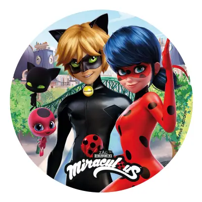 Tårtbild Miraculous