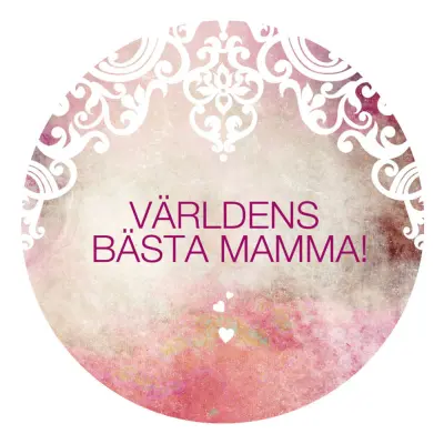 Tårtbild Världens Bästa Mamma