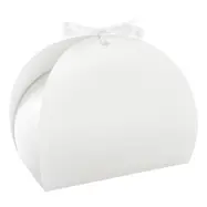 Tårtbox med Band Vit