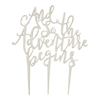 Tårtdekoration Adventure Begins