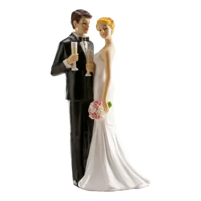 Tårtdekoration Bröllopspar Mr & Mrs