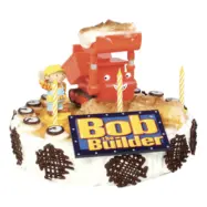 Tårtdekoration Byggare Bob