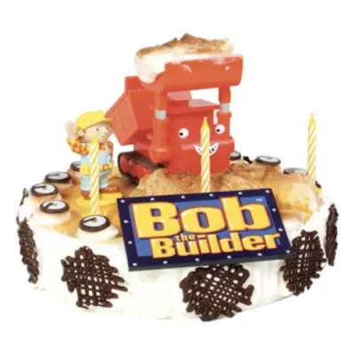 Tårtdekoration Byggare Bob