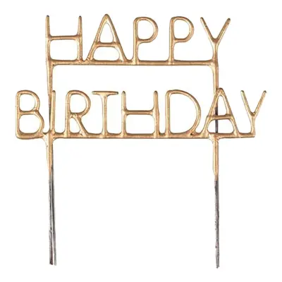 Tårtdekoration Happy Birthday Sparklers