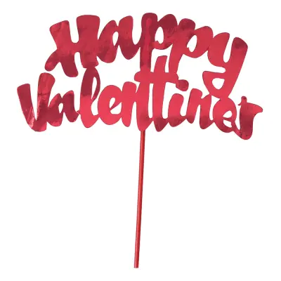 Tårtdekoration Happy Valentine's