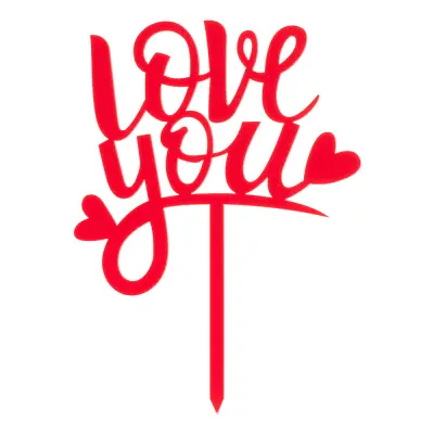 Tårtdekoration Love You