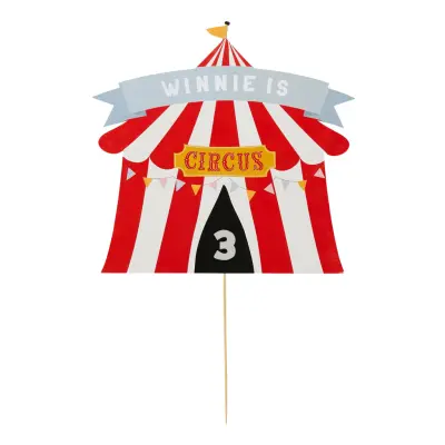 Tårtdekoration Personlig Cirkus