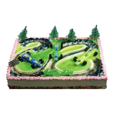 Tårtdekoration Racerbilar