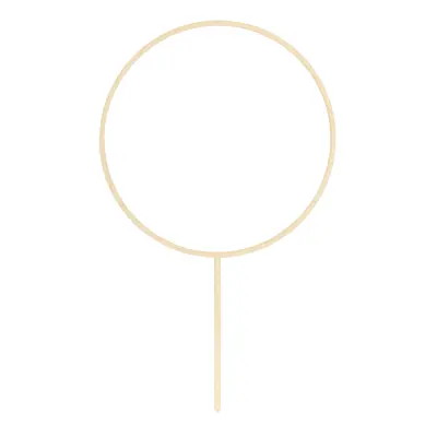 Tårtdekoration Rund i Trä