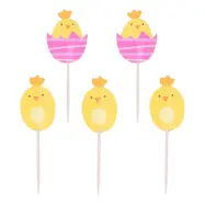 Tårtdekorationer Kycklingar - 24-pack